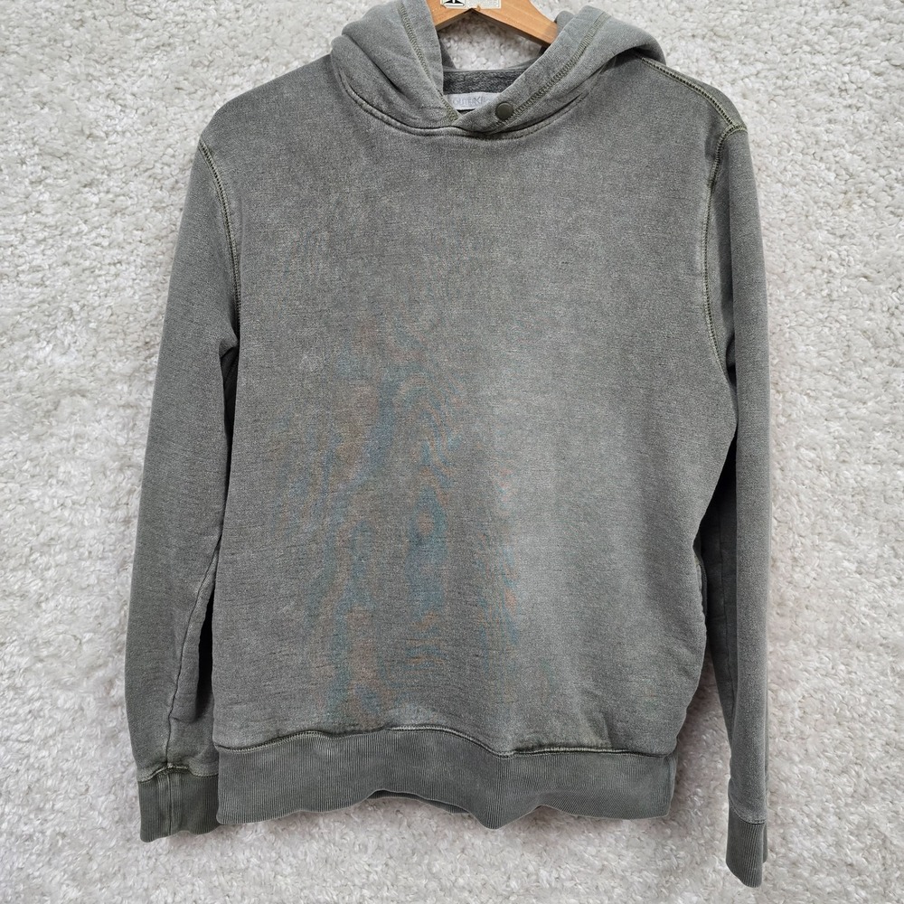Outerknown Mens Hoodie Sweatshirt Hemp Organic Cotton Green M Sustainable Casual